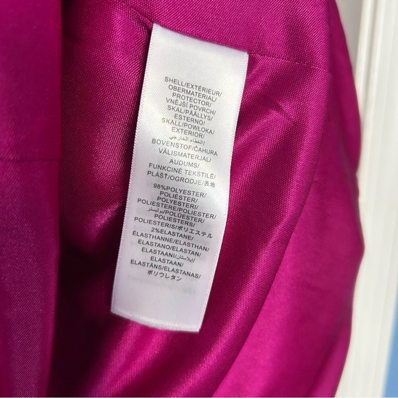 NWT Adrianna Papell size 12 bright fuchsia sweetheart off the shoulder dress - Picture 5 of 8
